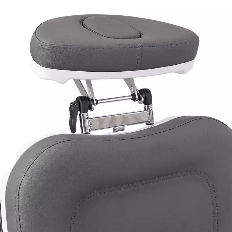 Fotel kosmetyczny WEELKO® SIMUS obrotowy 110° z funkcją ginekologiczną z pełno ruchomym zagłówkiem i sterowaniem nożnym 1.zagl