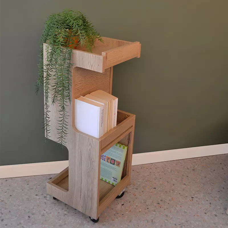 Pomocnik fryzjerski ARTECNO® ESSE z drewna | Pomocnik kosmetyczny | ECO LINE 