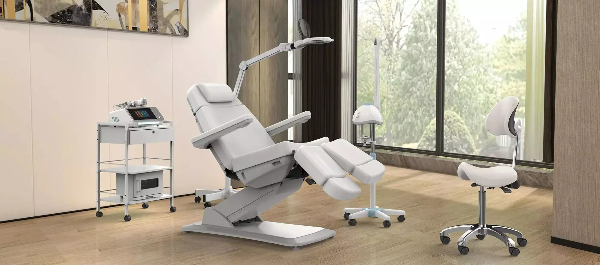 Fotel podologiczny elektryczny PAPAVERO E3 z pilotem | wysyłka 24h 1papavero