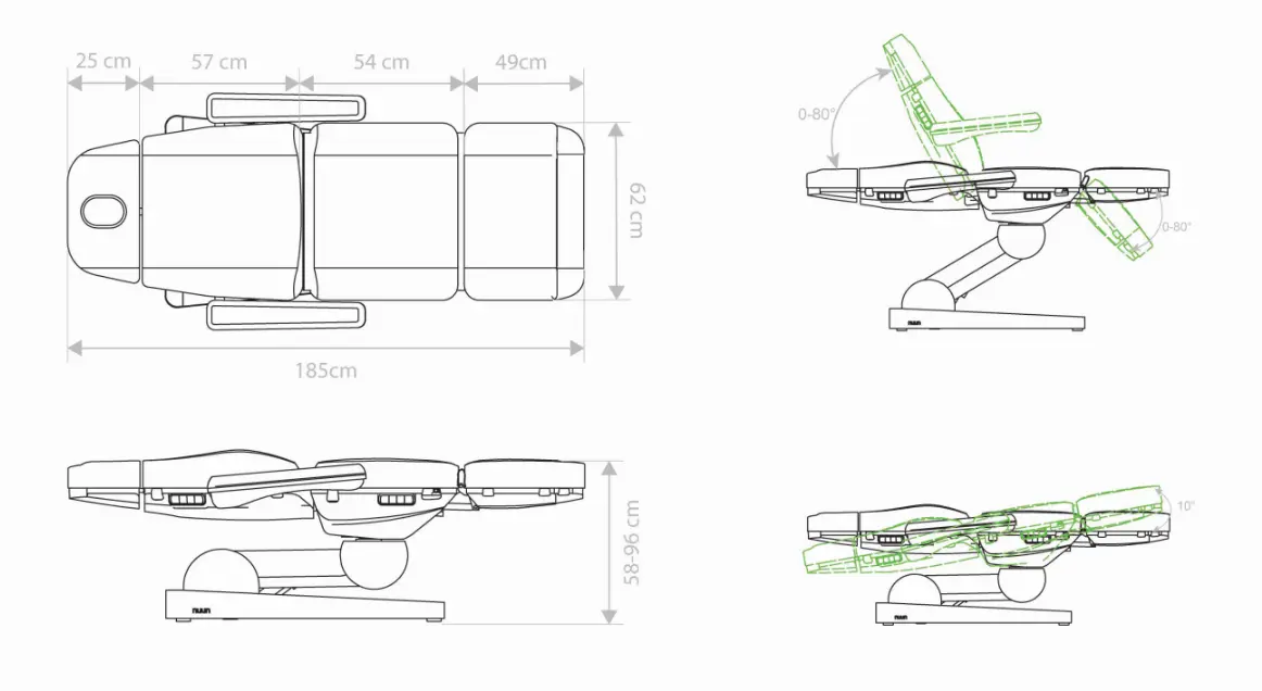 fotel kosmetyczny NUUNA CARE