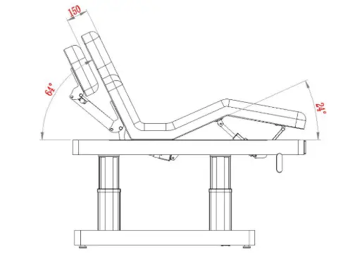 Leżanka kosmetyczna SPA NUUNA® CARE 4