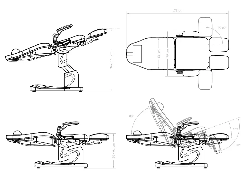 wymiary fotela Deneb