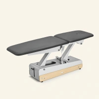 Leżanka kosmetyczna NAGGURA® SWOP 2L STARTER MASSAGE | Łóżko do fizykoterapii z pilotem i bezszwową tapicerką z technologią Permablok 3© odporną na bakterie, plamy i UV 