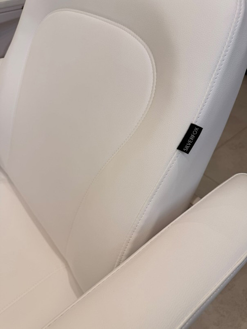 Fotel kosmetyczny DDUUEETT® SAPPHIRE elektryczny obrotowy 240° | fotel wysokiego unoszenia z podgrzewanym materacem