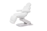 Fotel kosmetyczny WEELKO® TELLA elektryczny obrotowy 90° z pełnoruchomym zagłówkiem | fotel wysokiego unoszenia | bez lub z podgrzewaniem