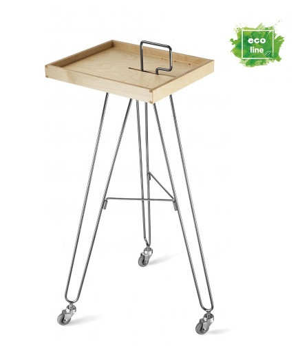 Pomocnik fryzjerski ARTECNO® TRIPED R z drewna | Pomocnik kosmetyczny | ECO LINE