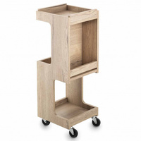 Stolik fryzjerski ARTECNO® ESSE z drewna | Mebel 3w1 ESPOZYTOR & POMOCNIK & STOLIK KAWOWY | ECO LINE