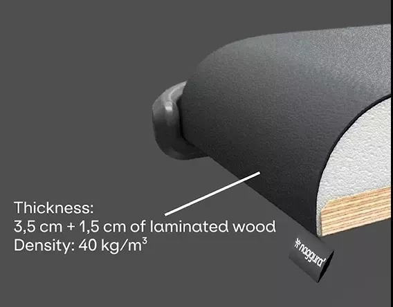 Leżanka kosmetyczna NAGGURA® SWOP 2L STARTER MASSAGE | Łóżko do fizykoterapii z pilotem i bezszwową tapicerką z technologią Permablok 3© odporną na bakterie, plamy i UV 