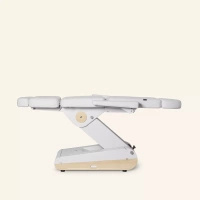 Fotel podologiczny NAGGURA® SWOP P3 PODO podświetlany z pilotem i tapicerką z technologią Permablok 3© odporną na plamy, zarazki i UV 