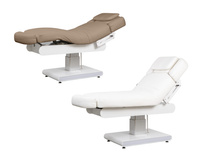 Leżanka kosmetyczna SPA WEELKO® LEUS elektryczna, z wysuwanym podnóżkiem i podgrzewanym ULTRA KOMFORTOWYM materacem