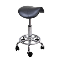 Taboret kosmetyczny Panda Chin II - podstawa 4Q / Taboret fryzjerski