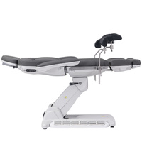 Fotel kosmetyczny WEELKO® SIMUS GYN PLUS obrotowy 110° z podpórkami ginekologicznymi, pełno ruchomym zagłówkiem i sterowaniem nożnym