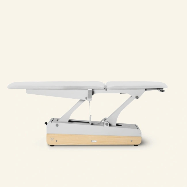 Leżanka kosmetyczna NAGGURA® SWOP 2L STARTER MASSAGE | Łóżko do fizykoterapii z pilotem i bezszwową tapicerką z technologią Permablok 3© odporną na bakterie, plamy i UV 