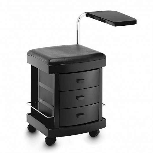 Taboret kosmetyczny ARTECNO® MANI MASTER EXCEL | Pomocnik kosmetyczny do manicure i pedicure