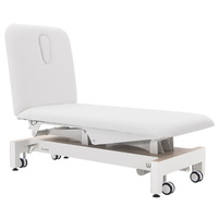 Łóżko kosmetyczne WEELKO® NUUNA® SENSE z uchylnym oparciem w górę i w dół | Leżanka NUUNA® FIZJO