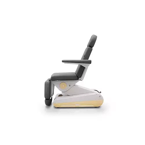 Fotel podologiczny NAGGURA® SWOP P3 PRO podświetlany z pilotem i tapicerką z technologią Permablok 3© odporną na plamy, zarazki i UV 