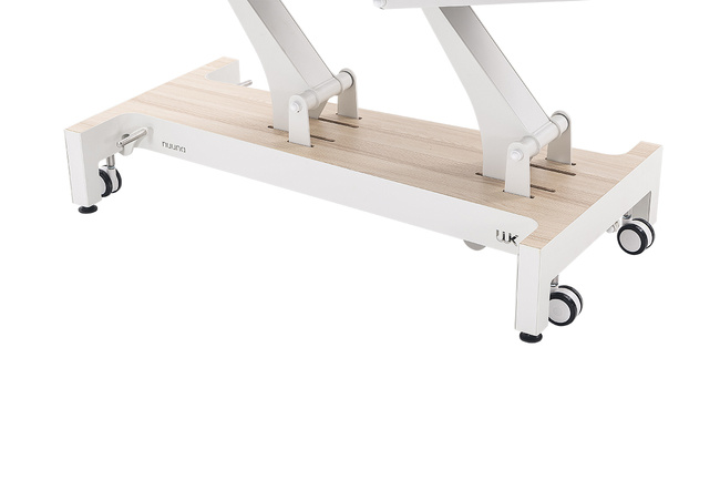 Łóżko kosmetyczne WEELKO® NUUNA® SENSE z uchylnym oparciem w górę i w dół | Leżanka NUUNA® FIZJO