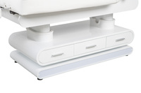 Leżanka kosmetyczna SPA WEELKO® POST z ULTRA KOMFORTOWYM grubym podgrzewanym materacem i szufladami w podstawie