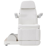 Fotel kosmetyczny WEELKO® NUUNA® CARE 4 PLUS obrotowy 180° z pełno ruchomym zagłówkiem i podświetleniem | bez lub z podgrzewanym materacem