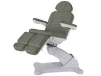 Fotel podologiczno-kosmetyczny obrotowy 120° MEDIZIO EDERA E5 | bez lub z podgrzewanym materacem | wysyłka 24h