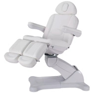 Fotel podologiczno-kosmetyczny obrotowy 120° MEDIZIO EDERA E5 | bez lub z podgrzewanym materacem | wysyłka 24h