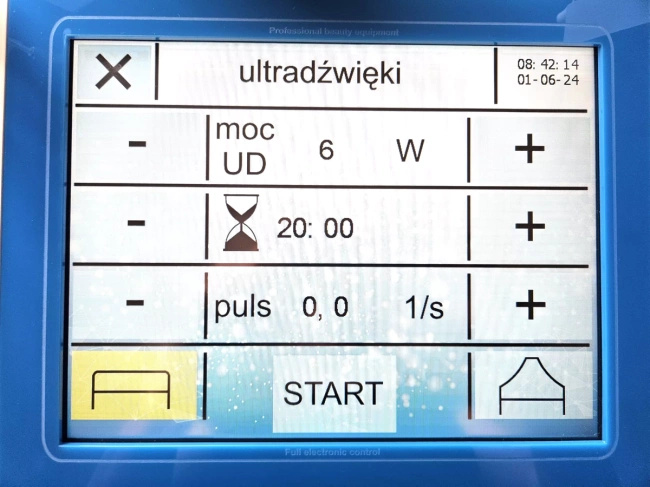 Oczyszczanie wodorowe HEBE HYDROGENIUM+ z podświetlanym statywem