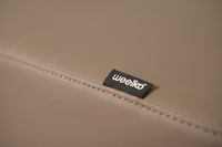 Leżanka kosmetyczna WEELKO® TAL z podgrzewanym materacem COMFY,  podświetlaną podstawą LED ze sterowaniem pilotem i panelem LCD z tapicerką w kolorze beżu