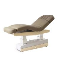 Łóżko kosmetyczne SPA NAGGURA® SWOP S4 GR z podgrzewaniem, tapicerką SOFT PU i podłokietnikami TwinLift®  | gruby i szeroki materac z pianką MEMORY