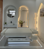 Leżanka kosmetyczna SPA WEELKO® POST z ULTRA KOMFORTOWYM grubym podgrzewanym materacem i szufladami w podstawie