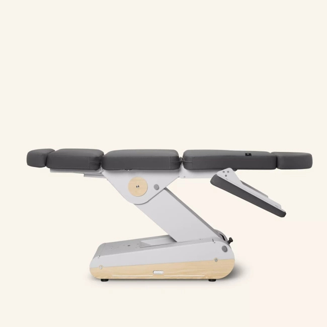 Fotel kosmetyczny NAGGURA® SWOP B4 PRO podświetlany z tapicerką  Naggura® Skin z technologią Permablok 3© odporną na bakterie, plamy i UV | bez lub z podgrzewaniem | Fotel medyczny