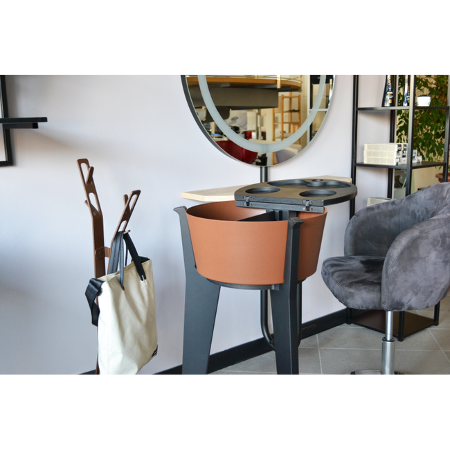 Pomocnik fryzjerski ARTECNO® ICON z kołami Ø 5 cm | ECO LINE