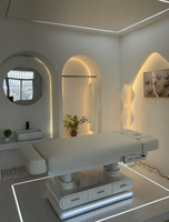 Leżanka kosmetyczna SPA WEELKO® POST z ULTRA KOMFORTOWYM grubym podgrzewanym materacem i szufladami w podstawie