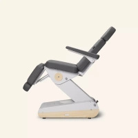 Fotel kosmetyczny NAGGURA® SWOP B4 PRO podświetlany z tapicerką  Naggura® Skin z technologią Permablok 3© odporną na bakterie, plamy i UV | bez lub z podgrzewaniem | Fotel medyczny