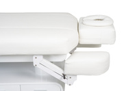 Leżanka kosmetyczna SPA WEELKO® POST z ULTRA KOMFORTOWYM grubym podgrzewanym materacem i szufladami w podstawie