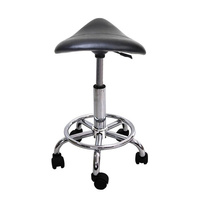 Taboret kosmetyczny Panda Chin II - podstawa 4Q / Taboret fryzjerski