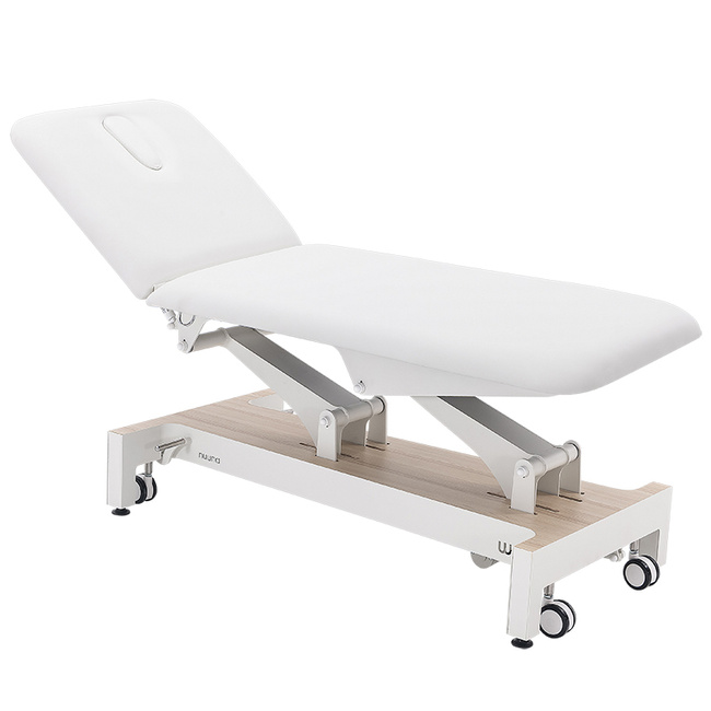 Łóżko kosmetyczne WEELKO® NUUNA® SENSE z uchylnym oparciem w górę i w dół | Leżanka NUUNA® FIZJO
