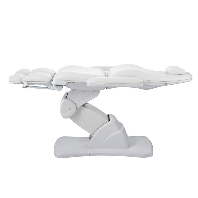 Fotel podologiczny MEDIZIO ASTRO E3 z białą tapicerką i sterownikiem ręcznym | wysyłka 24h