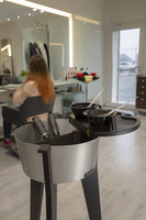 Pomocnik fryzjerski ARTECNO® ICON z kołami Ø 5 cm | ECO LINE