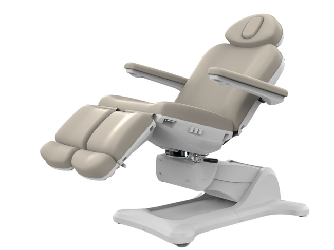 Fotel podologiczny MEDIZIO EDERA E3 beżowy obrotowy z pilotem