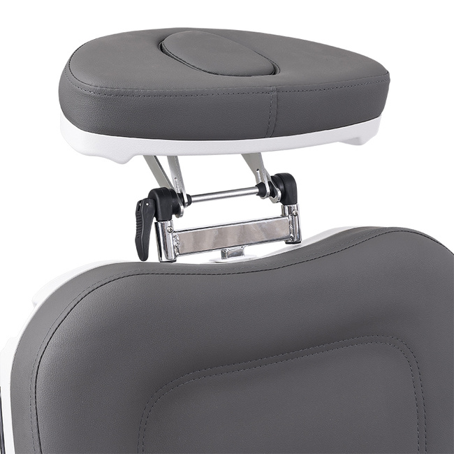 Fotel kosmetyczny WEELKO® SIMUS obrotowy 110° z funkcją ginekologiczną z pełno ruchomym zagłówkiem i sterowaniem nożnym