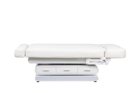 Leżanka kosmetyczna SPA WEELKO® POST z ULTRA KOMFORTOWYM grubym podgrzewanym materacem i szufladami w podstawie