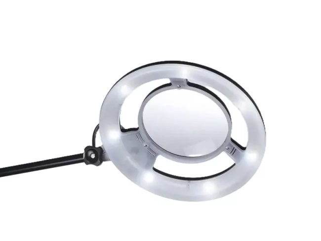 Lampa medyczna ARTECNO® LENTE LED na statywie | soczewka 5 DPI| Lampa lupa EVO