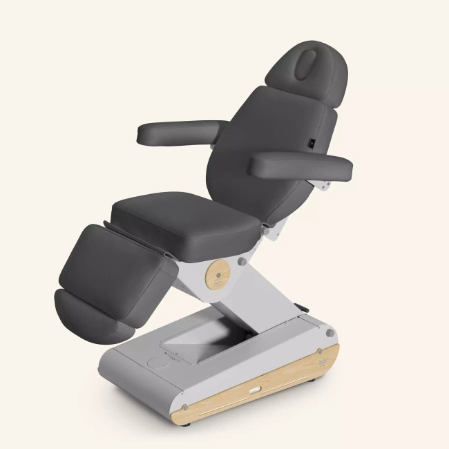 Fotel kosmetyczny NAGGURA® SWOP B4 UP z podgrzewanym materacem z pianką MEMORY i super miękką tapicerką SOFT PU NAGGURA® SKIN | 3 kolory 