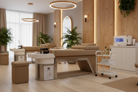 Myjnia do masażu głowy MUDI by WEELKO® AIKA SPA z koloroterapią | Myjka trychologiczna HEAD SPA