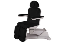 Fotel do pedicure MEDIZIO EDERA E3 z pilotem i podgrzewanym materacem | tapicerka GRAVEL