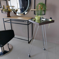 Pomocnik fryzjerski ARTECNO® TRIPED RM z drewna | Pomocnik kosmetyczny | ECO LINE