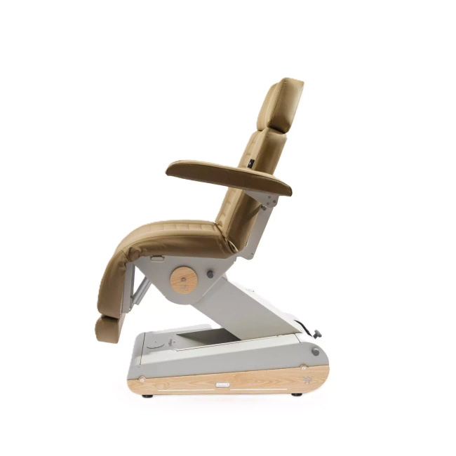 Fotel kosmetyczny NAGGURA® SWOP B4 UP GR z podgrzewanym materacem i tapicerką SOFT PU NAGGURA® SKIN odporną na wirusy, plamy i UV | 3 kolory 