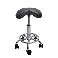 Taboret kosmetyczny Panda Chin II - podstawa 4Q / Taboret fryzjerski