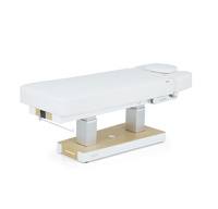 Leżanka kosmetyczna SPA NUUNA® FEEL 4 podgrzewana z podświetlaną podstawą z 16 cm materacem ULTRA COMFY | sterowanie: pilot ręczny + nożny + panel dotykowy