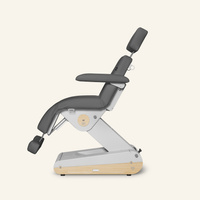 Fotel kosmetyczny NAGGURA® SWOP B4 UP GR z podgrzewanym materacem i tapicerką SOFT PU NAGGURA® SKIN odporną na wirusy, plamy i UV | 3 kolory 